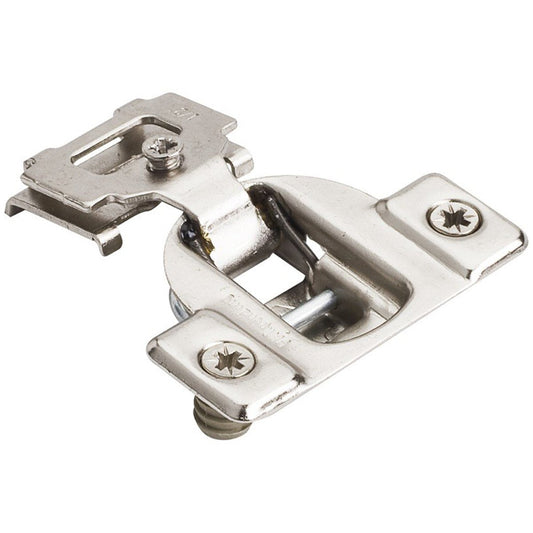 Hardware Resources Economical 1/2" Overlay Self-close Compact Hinges with 4-Way Adjustment-DirectCabinets.com