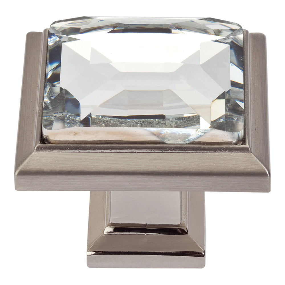 Legacy Crystal Square Knob-DirectCabinets.com