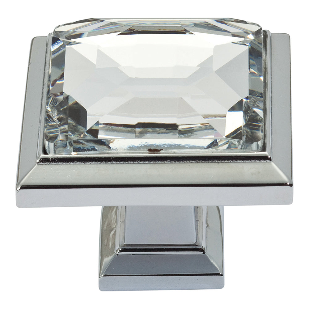 Legacy Crystal Square Knob-DirectCabinets.com