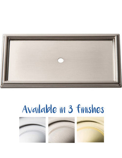 Atlas Campaign Rope Backplate 3 11/16 Inch-DirectCabinets.com