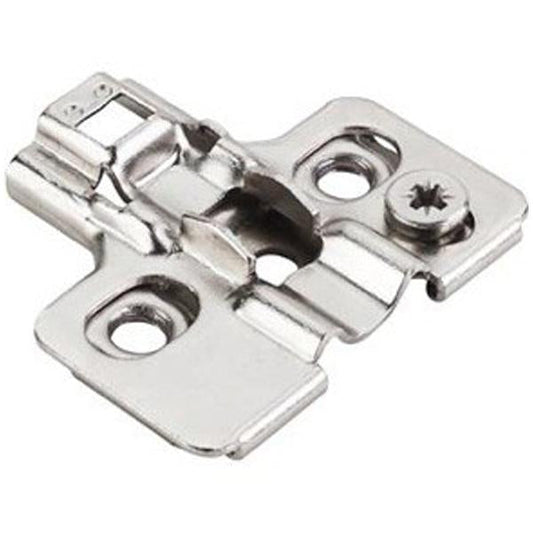 Hardware Resources Standard Duty 0 mm Cam Adjustable Steel Plate without Screws-DirectCabinets.com