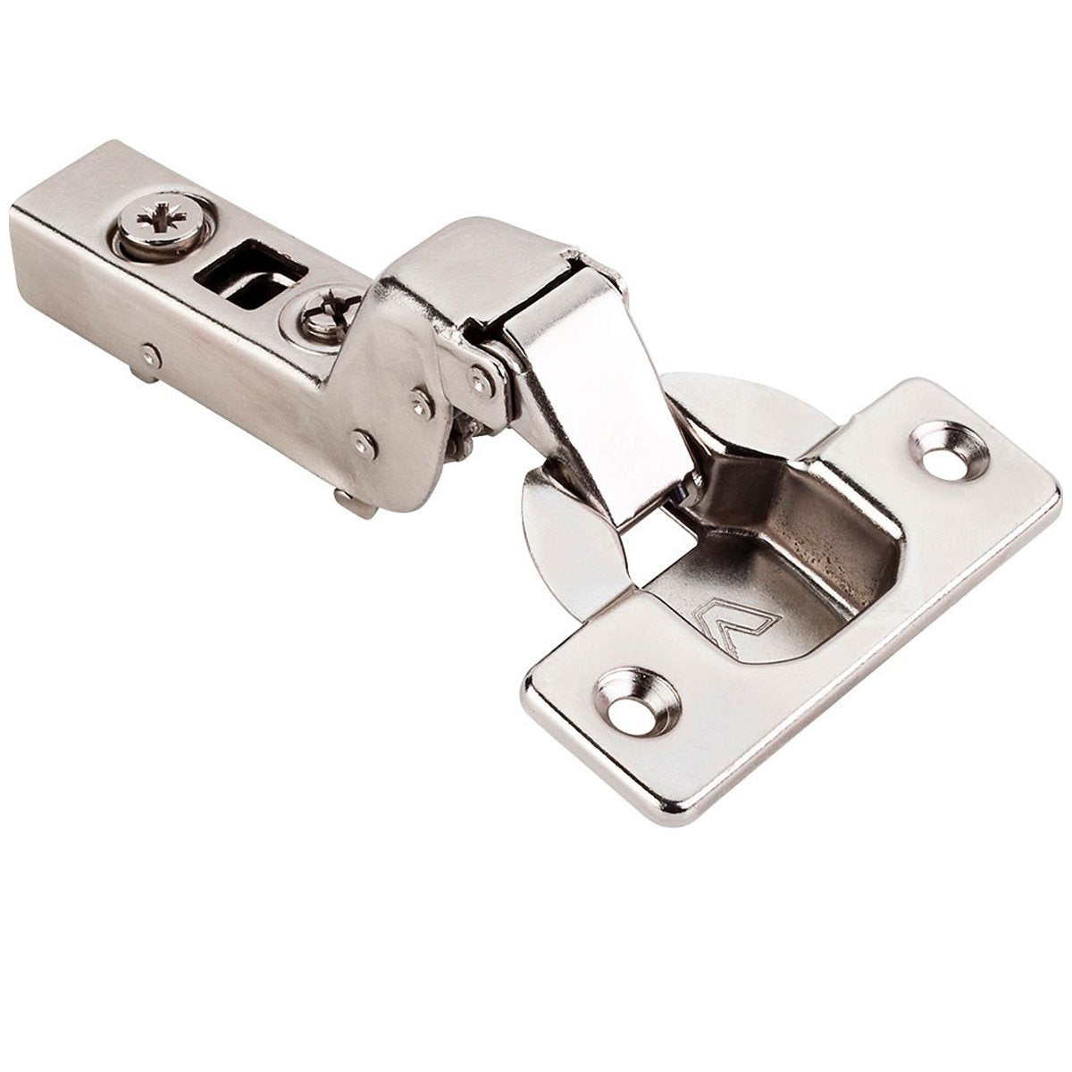 Hardware Resources 110 Degree 15 mm Crank Cam Adjustable Heavy Duty Soft-close Hinge without Dowels-DirectCabinets.com