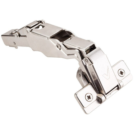 Hardware Resources 165 Degree 0 mm Crank Cam Adjustable Heavy Duty Soft-close Hinge with Press-in 8 mm Dowels-DirectCabinets.com