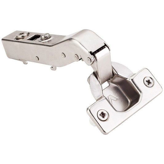 Hardware Resources 45 Degree 18 mm Crank Cam Adjustable Heavy Duty Soft-close Hinge with Press-in 8 mm Dowels-DirectCabinets.com
