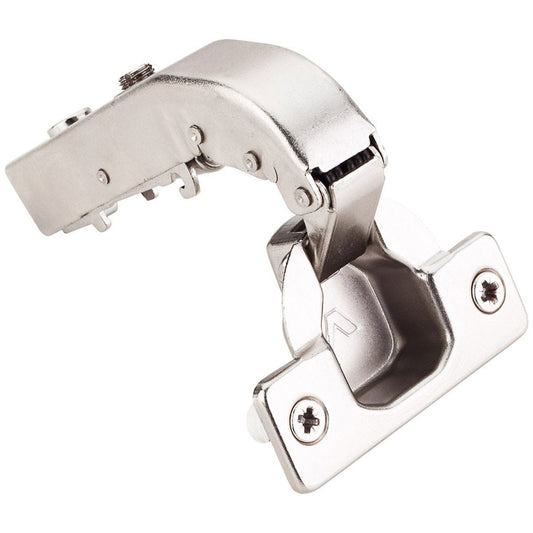 Hardware Resources 90 Degree 0 mm Crank Cam Adjustable Heavy Duty Soft-close Hinge with Press-in 8 mm Dowels-DirectCabinets.com