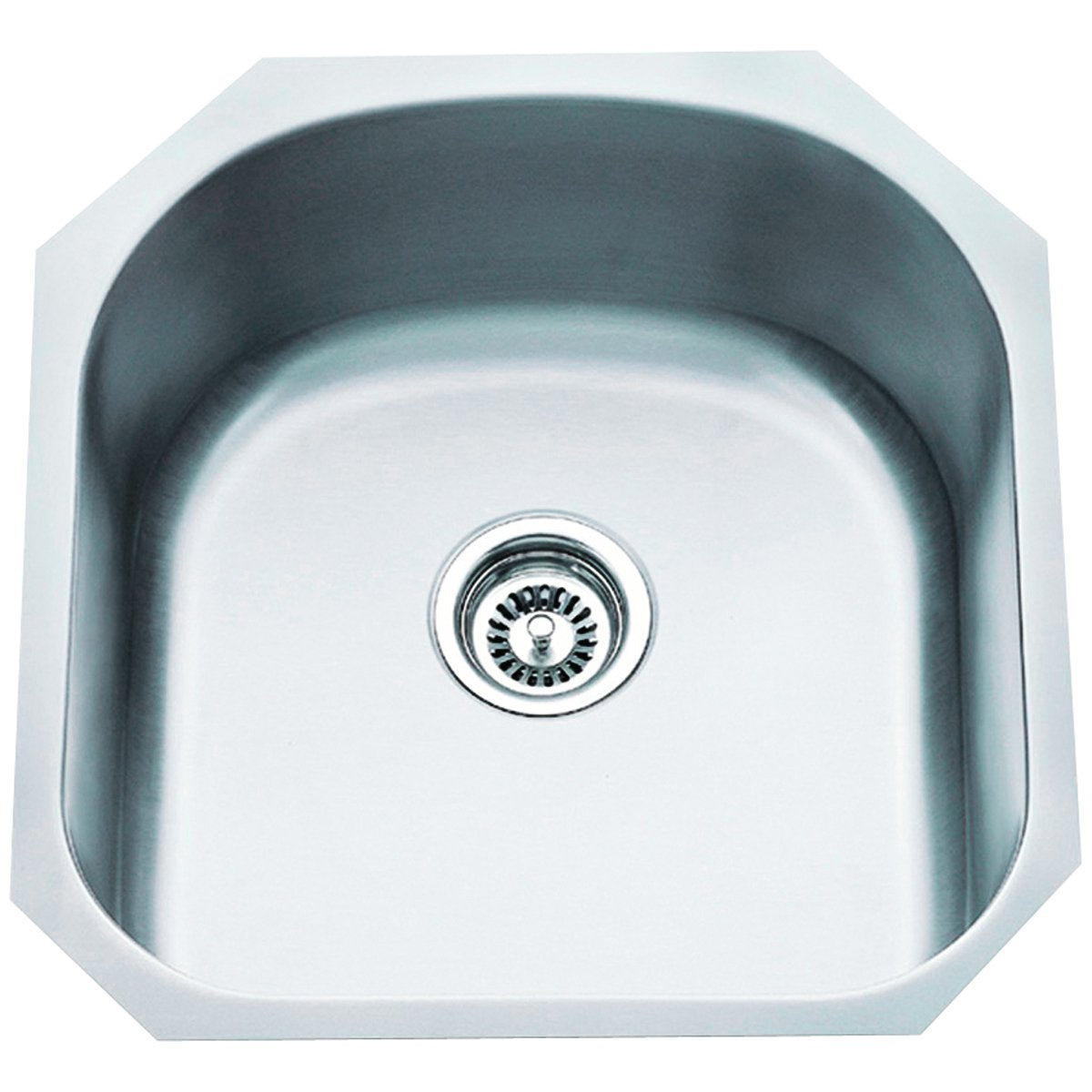 Hardware Resources 18 Gauge Stainless Steel Undermount Utility Sink-DirectCabinets.com