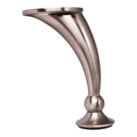 Hardware Resources Rounded Furniture Leg-DirectCabinets.com