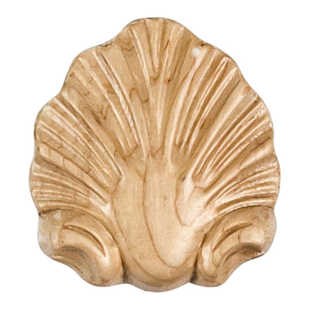Hardware Resources 2-1/2" x 1/2" x 2-3/4" Cherry Shell Applique-DirectCabinets.com