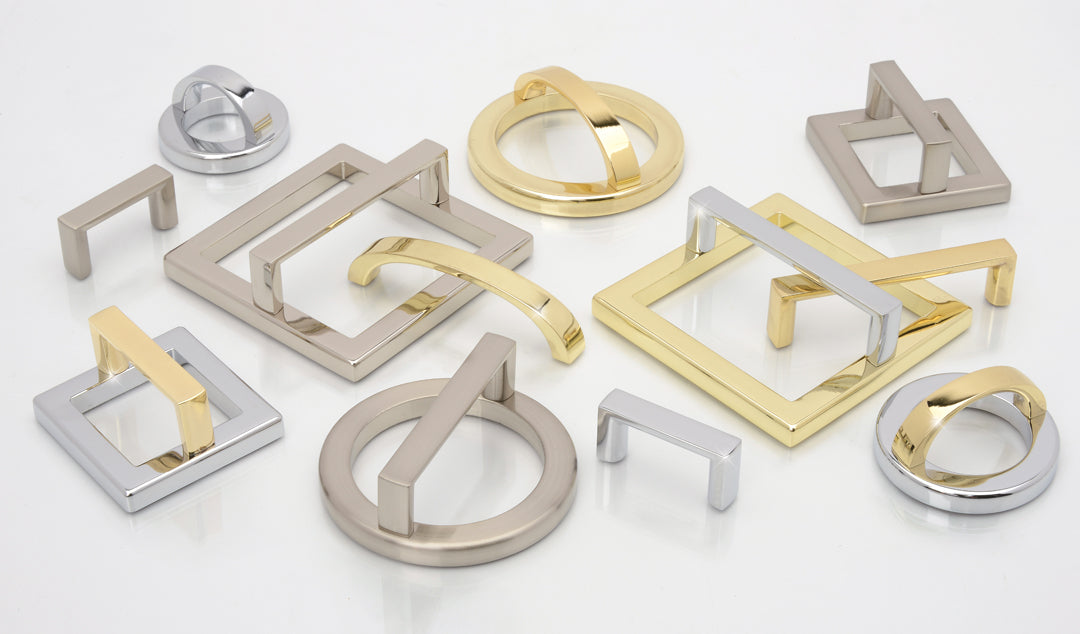 Atlas Homewares Tableau Curved Handle 1-7/16", Available in 4 finishes-DirectCabinets.com
