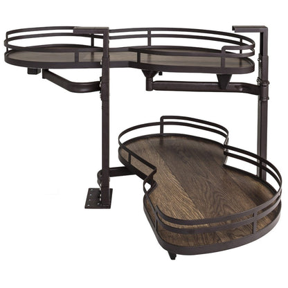 Hardware Resources Dark Bronze Blind Corner Swing Out-DirectCabinets.com