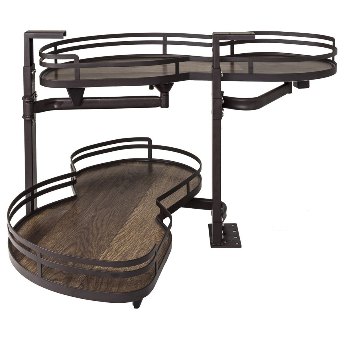 Hardware Resources Dark Bronze Blind Corner Swing Out-DirectCabinets.com