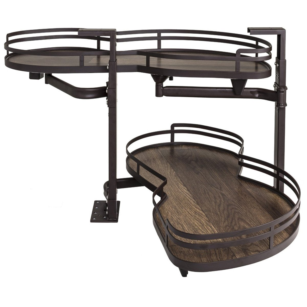 Hardware Resources Dark Bronze Blind Corner Swing Out-DirectCabinets.com