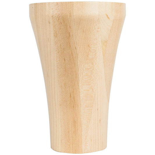 Hardware Resources White Birch Contemporary Cove Bun Foot-DirectCabinets.com