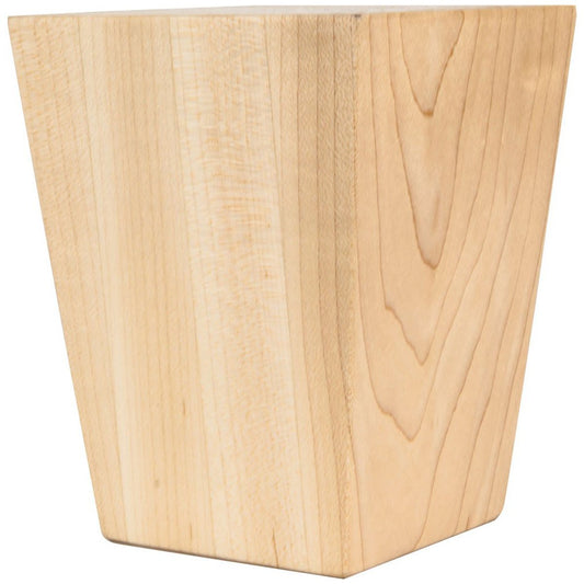 Hardware Resources Alder Shaker Tapered Bun Foot-DirectCabinets.com