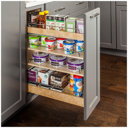 Hardware Resources No Wiggle Base Cabinet Pullout with Premium Soft-close Concealed Undermount Slides-DirectCabinets.com