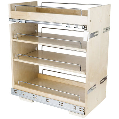 Hardware Resources No Wiggle Base Cabinet Pullout with Premium Soft-close Concealed Undermount Slides-DirectCabinets.com