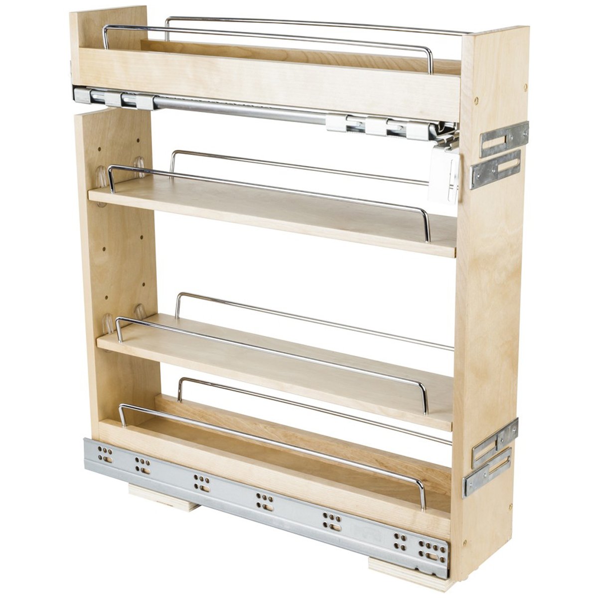 Hardware Resources No Wiggle Base Cabinet Pullout with Premium Soft-close Concealed Undermount Slides-DirectCabinets.com