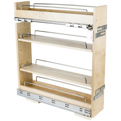 Hardware Resources No Wiggle Base Cabinet Pullout with Premium Soft-close Concealed Undermount Slides-DirectCabinets.com