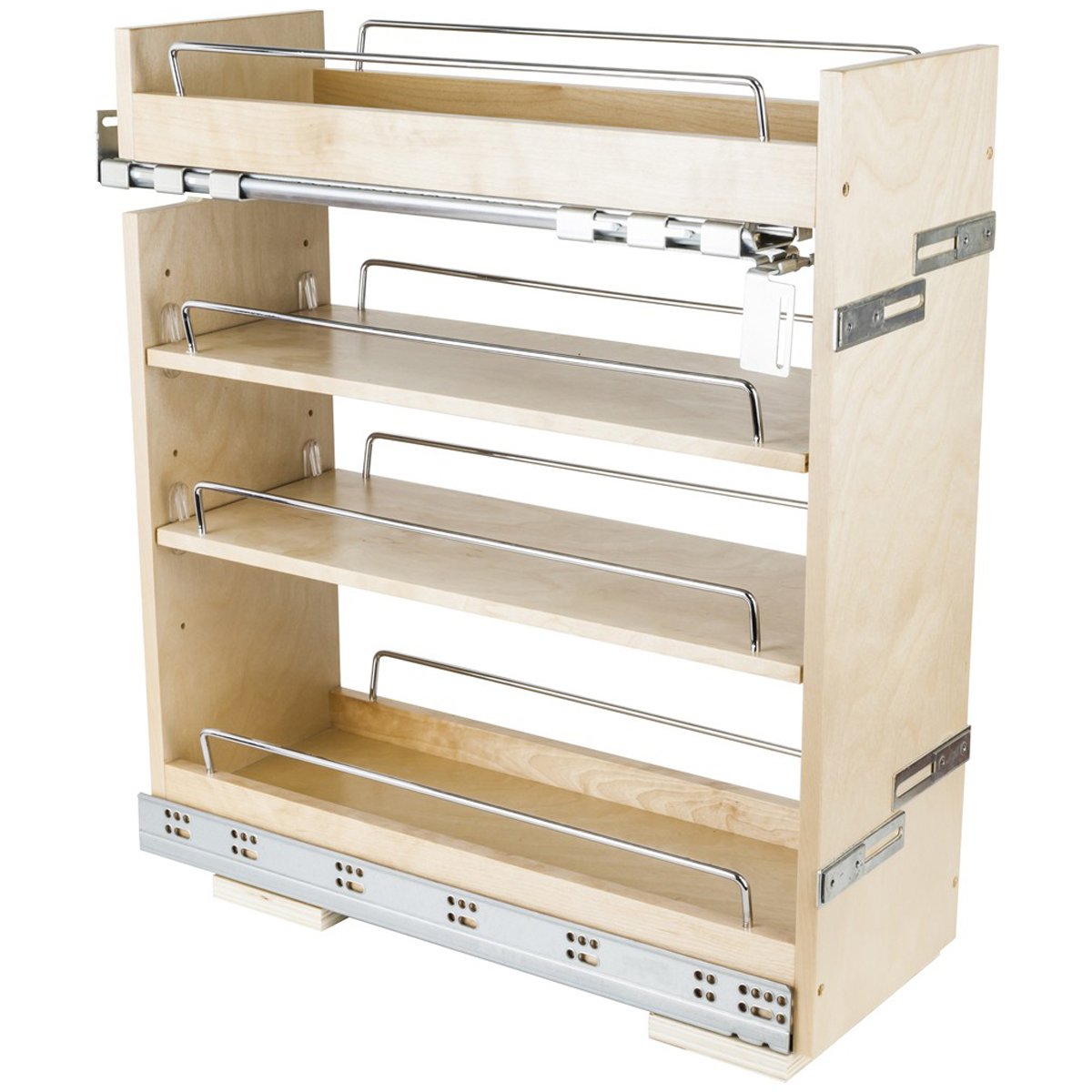 Hardware Resources No Wiggle Base Cabinet Pullout with Premium Soft-close Concealed Undermount Slides-DirectCabinets.com
