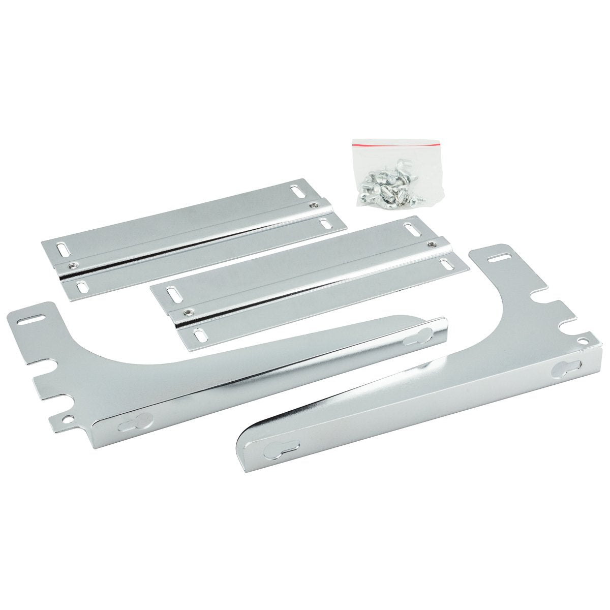 Hardware Resources Polished Chrome Door Mount Kit for CAN-EBM Series-DirectCabinets.com