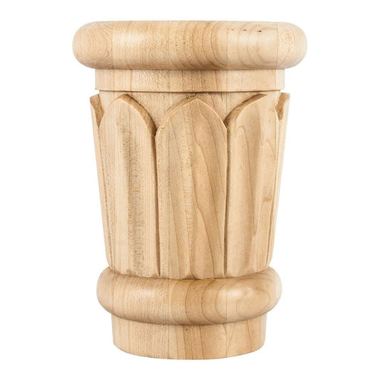 Hardware Resources 5-7/8" x 4-7/16" x 2-3/16" Alder Reed Traditional Capital-DirectCabinets.com