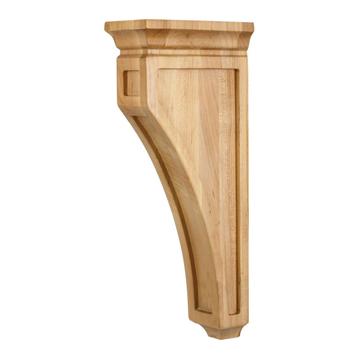 Hardware Resources 3" x 6" x 14" Oak Mission Style Bar Bracket-DirectCabinets.com