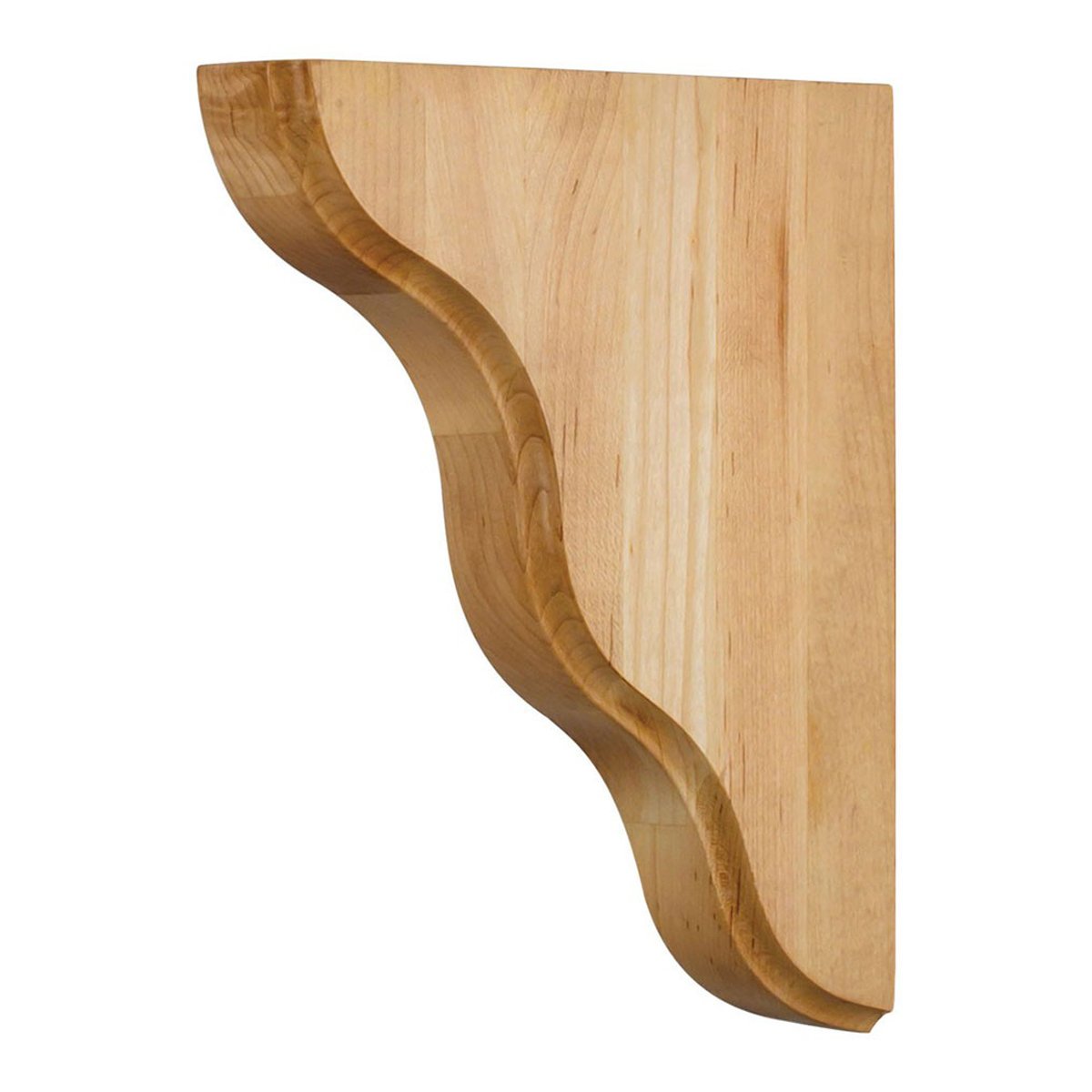 Hardware Resources Alder Smooth Contour Bar Bracket-DirectCabinets.com