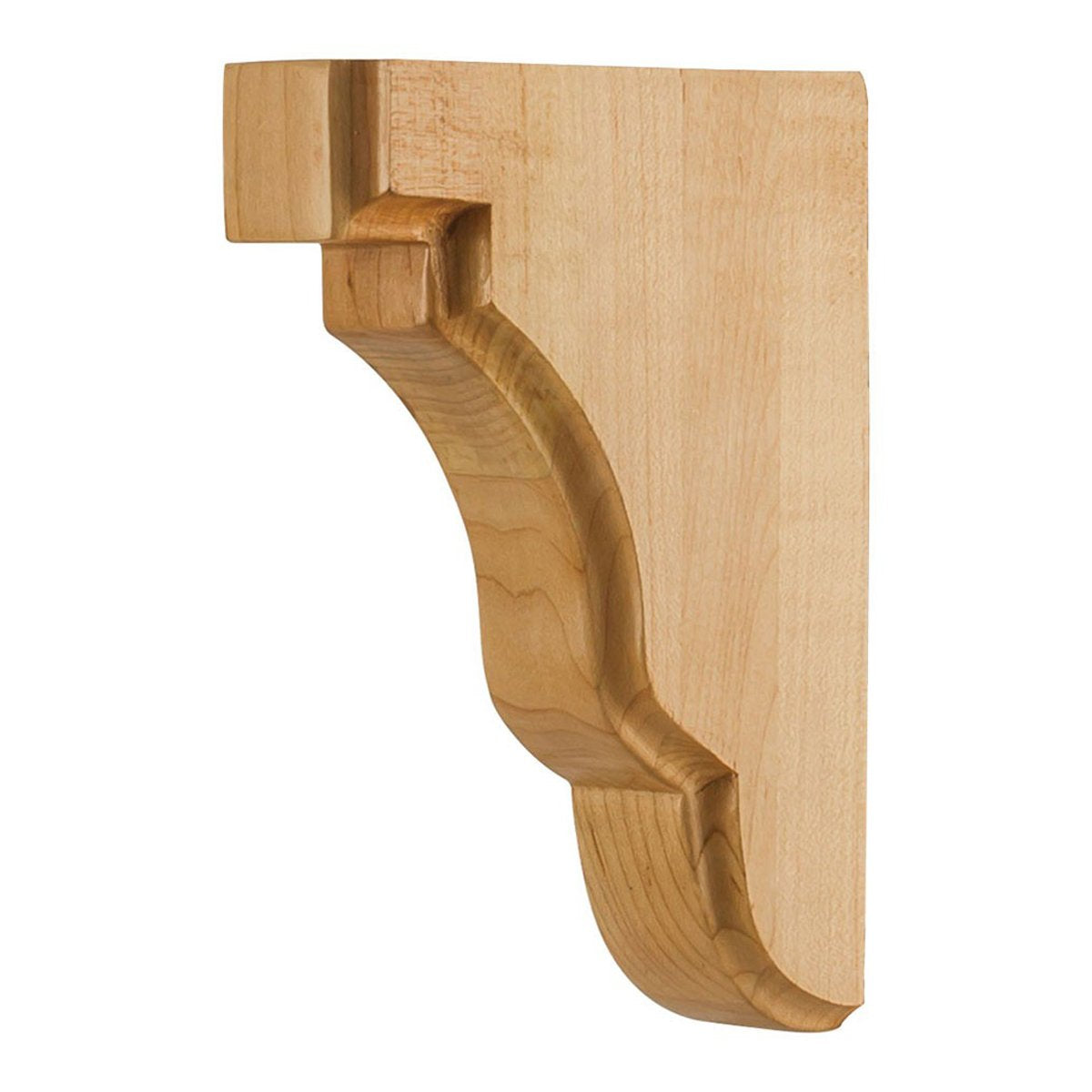 Hardware Resources Cherry Square Edge Bar Bracket-DirectCabinets.com