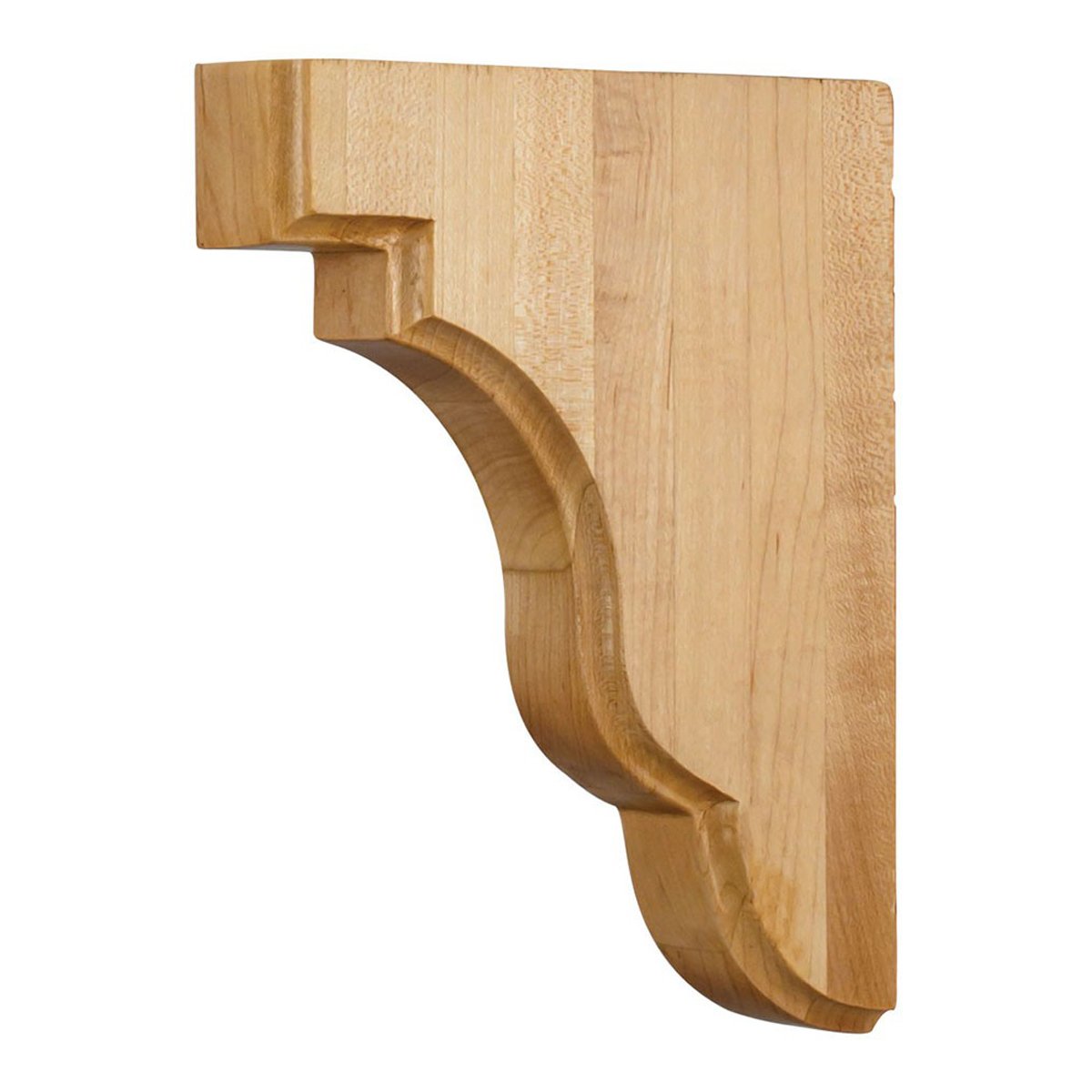 Hardware Resources Cherry Square Edge Bar Bracket-DirectCabinets.com