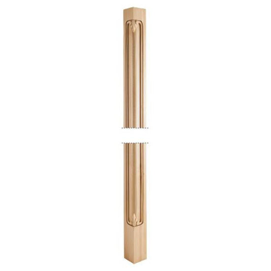 Hardware Resources Cherry Acanthus Corner Post-DirectCabinets.com