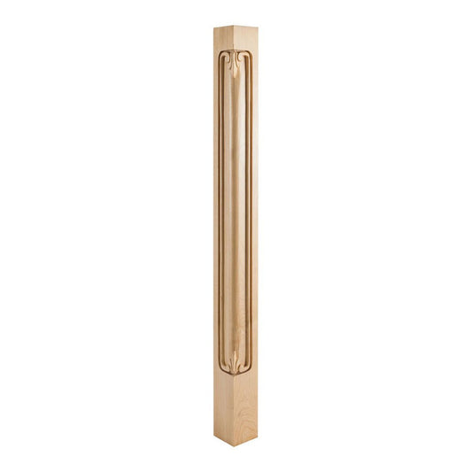 Hardware Resources Traditional Alder Acanthus Corner Post-DirectCabinets.com