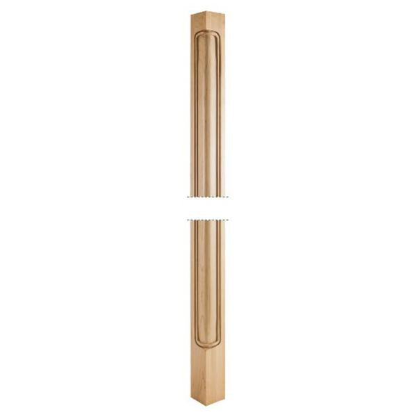 Hardware Resources Hard Maple Beaded Corner Post-DirectCabinets.com