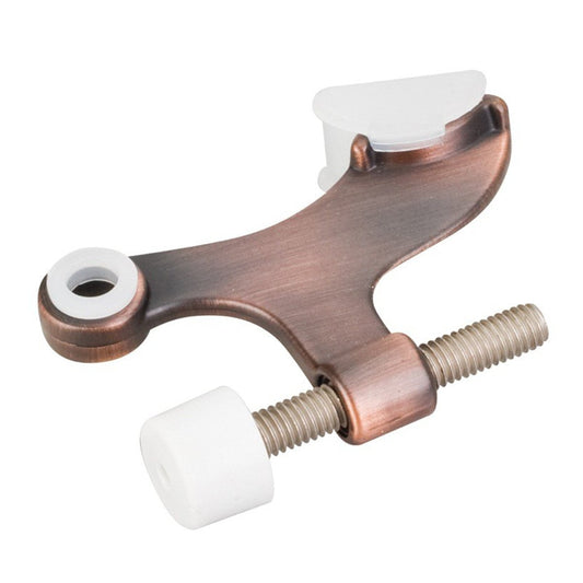 Hardware Resources Hinge Pin Door Stop with Self-Adjusting Pad-DirectCabinets.com