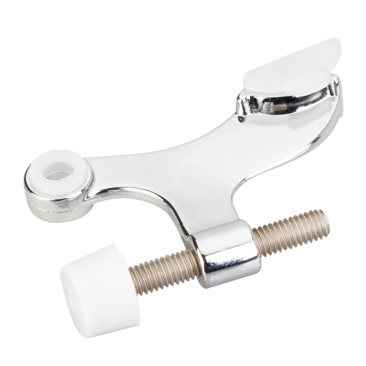 Hardware Resources Hinge Pin Door Stop with Self-Adjusting Pad-DirectCabinets.com