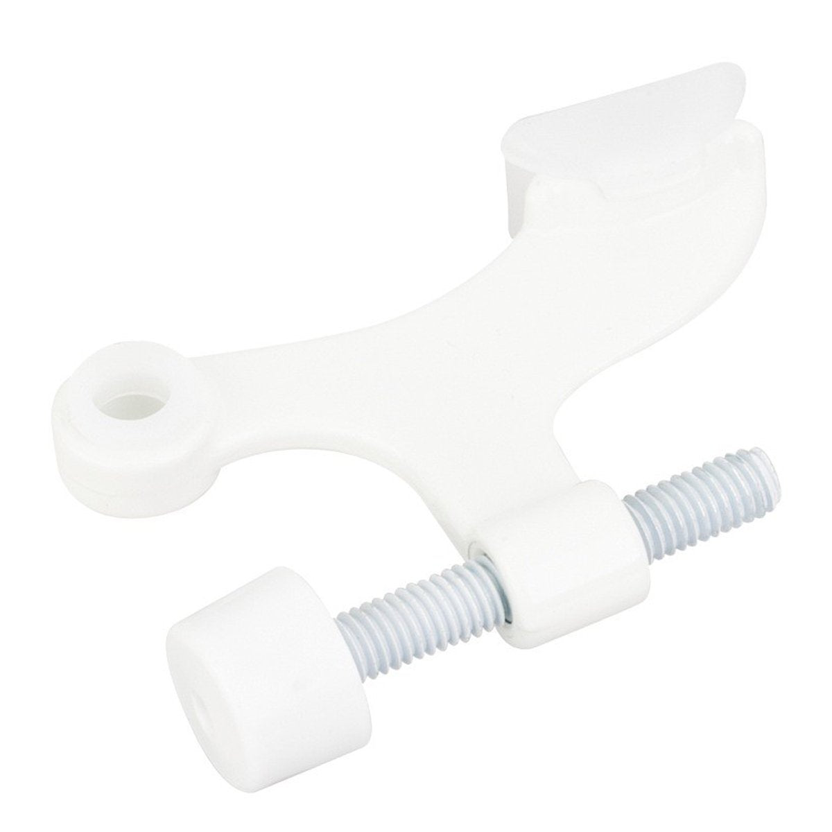 Hardware Resources Hinge Pin Door Stop with Self-Adjusting Pad-DirectCabinets.com