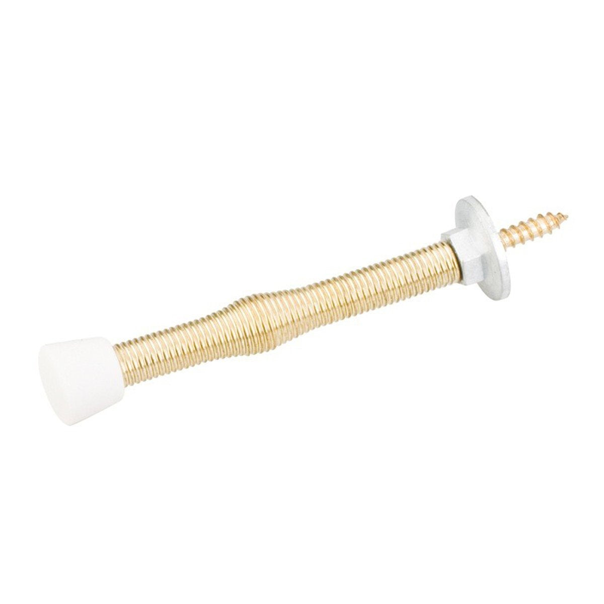 Hardware Resources 3" Spring Door Stop with Rubber Tip-DirectCabinets.com