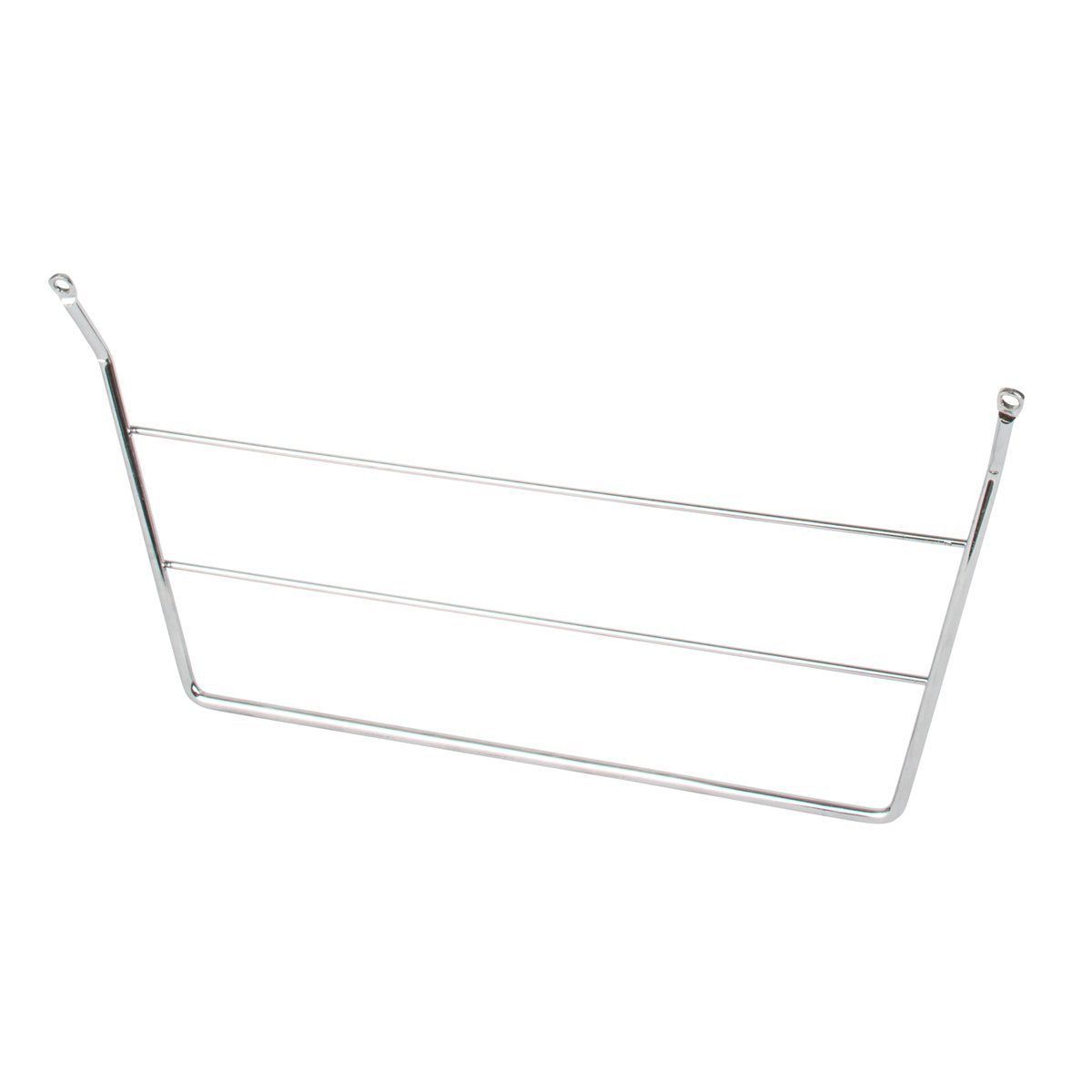 Hardware Resources Polished Chrome Door Mount 3-Tier Dishcloth Rack-DirectCabinets.com