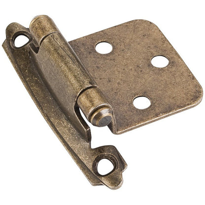 Hardware Resources Flush Hinge, Face Frame, Self Closing Hinge-DirectCabinets.com