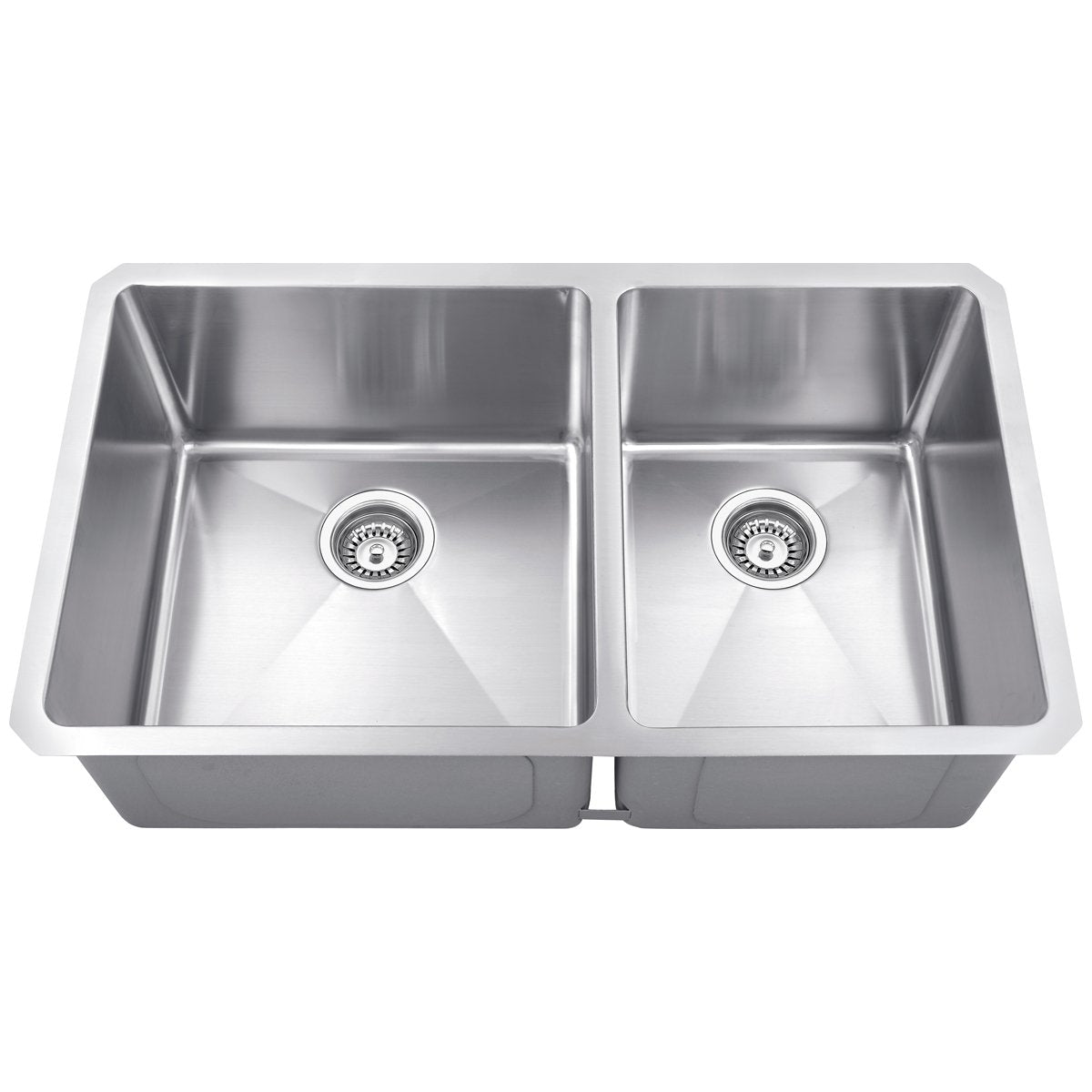 Hardware Resources Rectangular Stainless Steel 16 Gauge Fabricated Kitchen Sink-DirectCabinets.com
