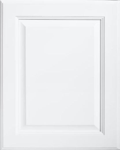 Fabuwood Value Premium Series, Hallmark Frost (white painted raised panel door)  Small Sample Door
