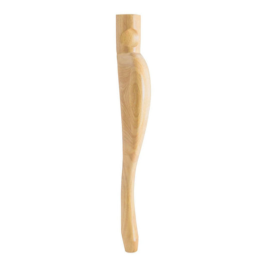 Hardware Resources 2-1/2" x 2-1/2" x 31" Rubberwood Queen Anne Leg-DirectCabinets.com