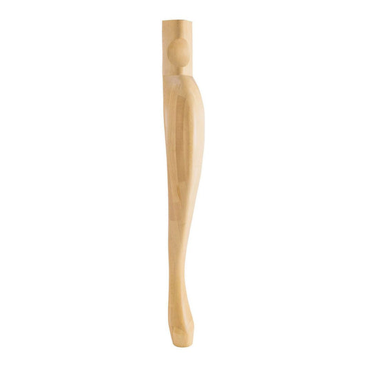 Hardware Resources Rubberwood Queen Anne Leg-DirectCabinets.com