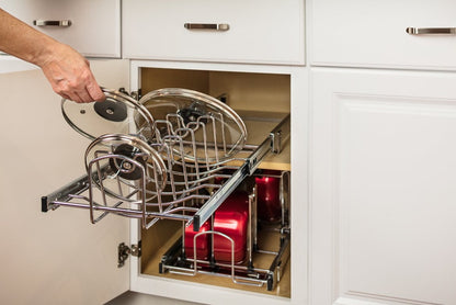 Cookware Lid Pull-Out Organizer-DirectCabinets.com