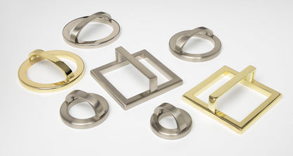 Atlas Homewares Tableau Curved Handle 1-7/8", Available in 4 Finishes-DirectCabinets.com