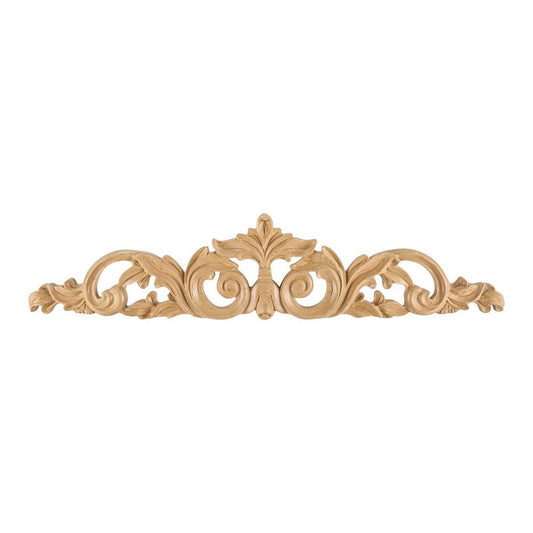 Hardware Resources Traditional Cherry Hand Carved Acanthus Onlay-DirectCabinets.com