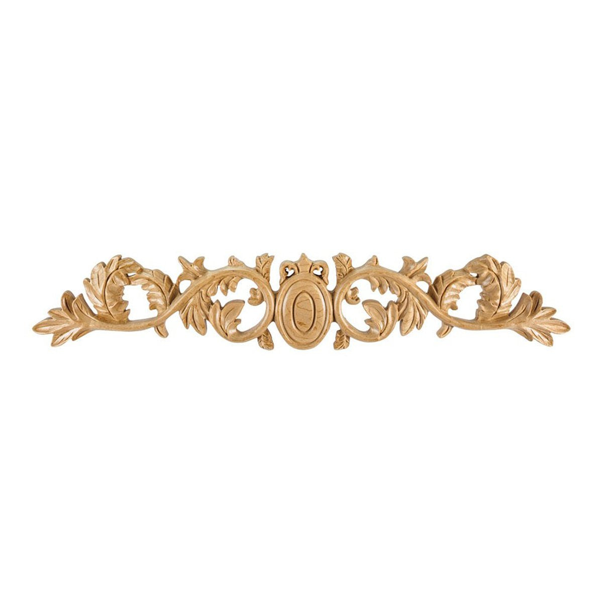 Hardware Resources Hard Maple Hand Carved Acanthus and Egg Onlay-DirectCabinets.com