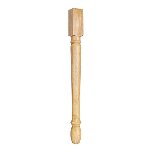 Hardware Resources 3" x 3" x 35-1/2" White Birch Turned Post-DirectCabinets.com