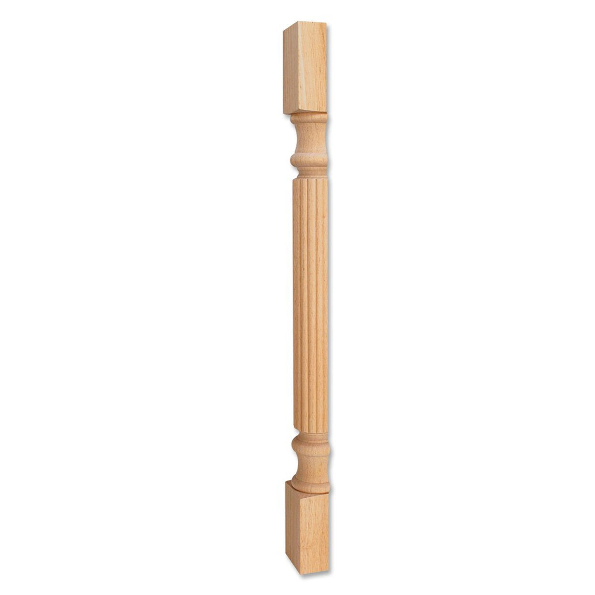 Hardware Resources Alder Split Post with Reed Pattern-DirectCabinets.com