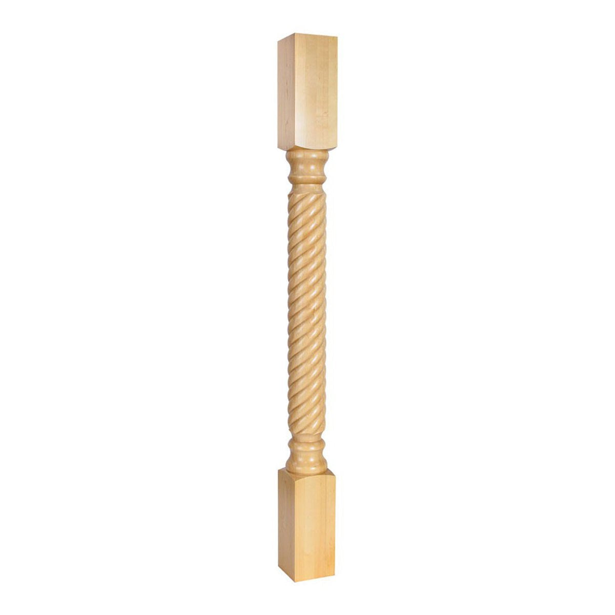 Hardware Resources Alder Post with Rope Pattern-DirectCabinets.com