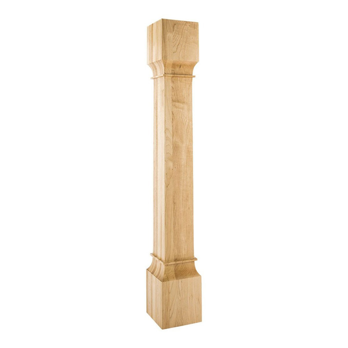 Hardware Resources Square Natural Cherry Post-DirectCabinets.com